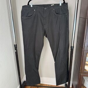 Filson Mens Original Dry Tin Cloth Pants 40x34 Black Canvas Workwear Outdoor